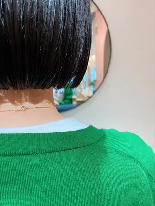 ショート カラー ボブ/ 前川友哉のヘアスタイル