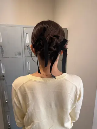 ミディアム ブリーチ/アレンジ 天満/chihiroのヘアスタイル