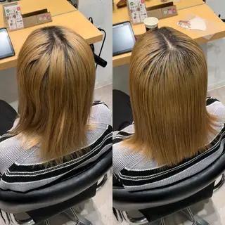 ミディアム 髪質改善ヘアケア 艶髪特化/上田のヘアスタイル