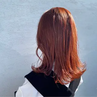 セミロング カラー 栞南🌼/艶カラー/ 髪質改善/ナチュラルのヘアスタイル