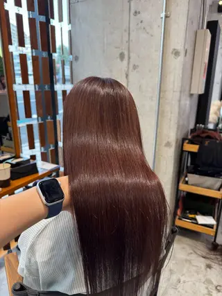 ロング カラー 山本 望華のヘアスタイル