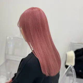 ミディアム カラー 🎀🧁ダメージレス 艶髪カラー🧁🎀のヘアスタイル