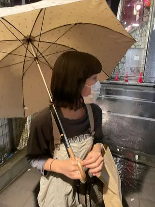 ミディアム カラー yuika .のヘアスタイル