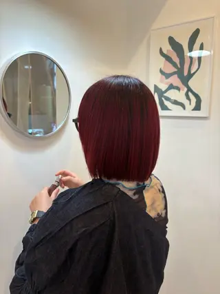 カラー やの こはくのヘアスタイル