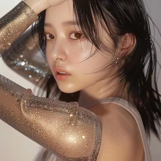 カラー 束感まつぱ🥑🤍 NATUKI🤍のマツエク・マツパデザイン