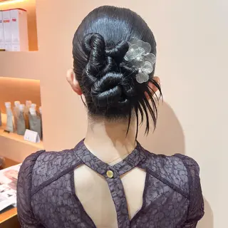 ロング ヘアアレンジ ✨カチモリ✨レイヤー 韓国ヘア🇰🇷ゆいのヘアスタイル