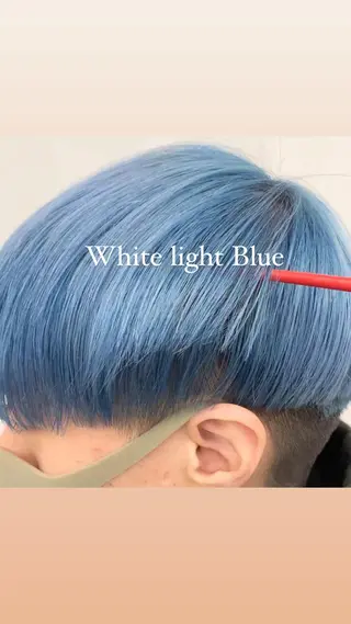 ショート カラー ハイトーン特化サロン 代表　中谷蓮のヘアスタイル