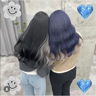 ロング カラー salon village所属・色落ちまで可愛い🧚 心斎橋hikaruのヘアスタイル