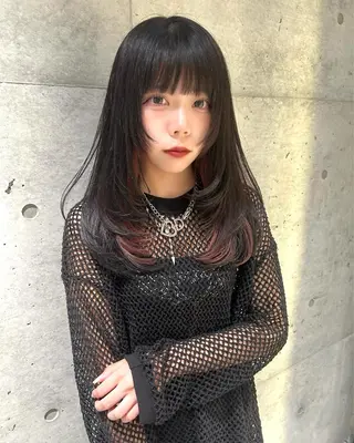 セミロング カラー ヘアアレンジ fumika🎀 ベージュのヘアスタイル