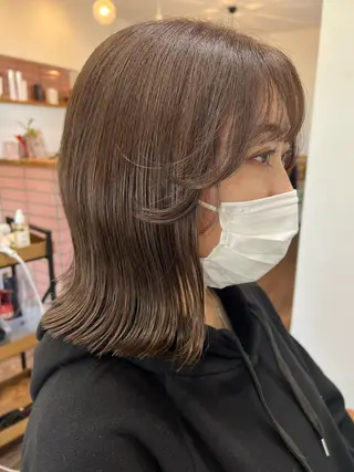 ミディアム Strawberry所属・原田 志保のヘアスタイル