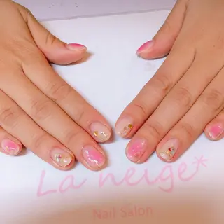 ネイル La neige* yuki 🥯🍑のネイルデザイン