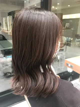 セミロング 木野田 萌のヘアスタイル