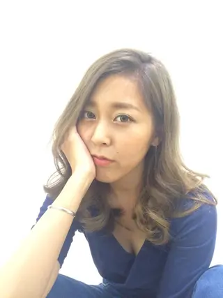 ミディアム カラー 似合わせ／代表 髪質改善/山田将大のヘアスタイル