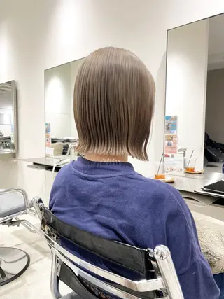 ショート カラー 髪質改善 elena by artefice所属・塩貝 幸音のマツエク・マツパデザイン