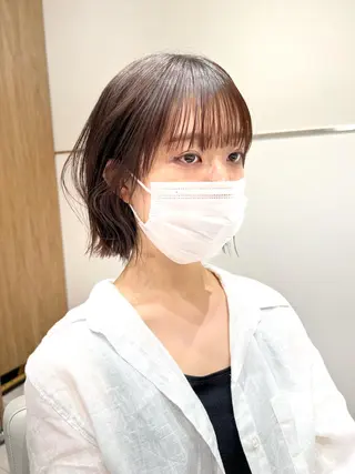 ショート カラー レイヤー専門家 ダブルカラー修のヘアスタイル