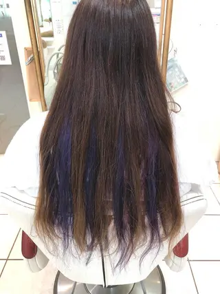 ロング カラー 保住 亮太のヘアスタイル