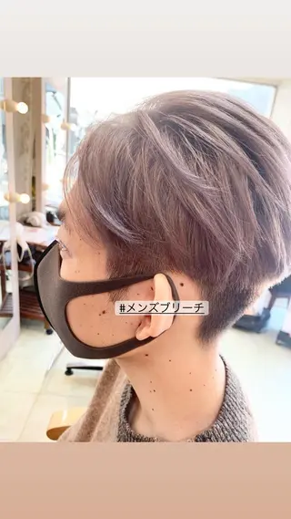 ミディアム カラー メンズ DiMPlE  ディンプル所属・🌸スタイリスト 山浦美恵のヘアスタイル