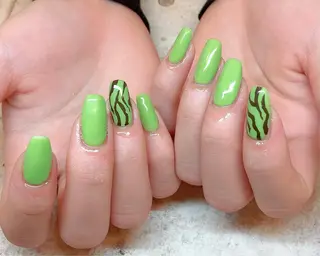 ロング ネイル NailbyN所属・Nail_by N1のネイルデザイン