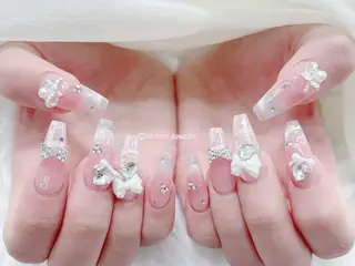 ネイル MoMoA Nail ネイル長さ出し専門店のネイルデザイン