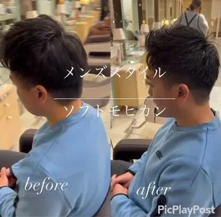 メンズ 大人女性ぼかし メンズ強化🦙平作のヘアスタイル
