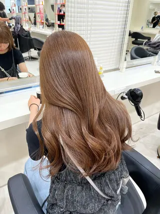 ミディアム カラー 💟RINNA 艶カラー💟のヘアスタイル