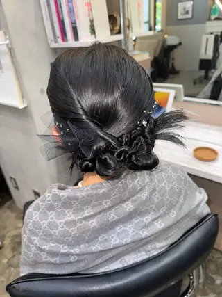 ミディアム ヘアアレンジ MIES amane(アマネ)のヘアスタイル