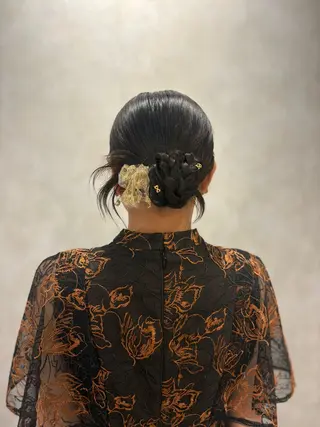 ヘアアレンジ ubu share salon所属・鈴村緋女／ヘアセット ／耳ツボジュエリーのその他イメージ