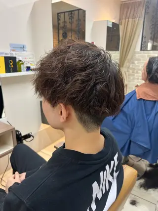 パーマ メンズ 福本 光のヘアスタイル