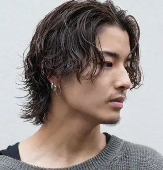 パーマ メンズ fifth天神メンズ パーマ特化／内山遥斗のヘアスタイル