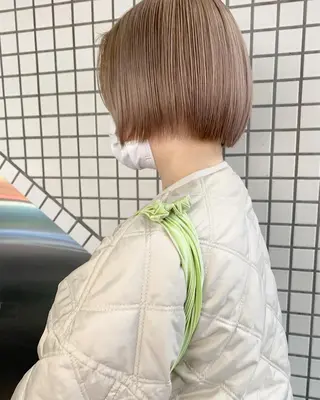 ショート カラー ヘアアレンジ 🌿ショート🌿 パーマ🌿淳平のヘアスタイル