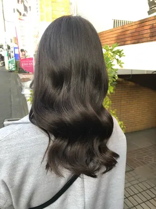 セミロング カラー 髪質改善&トリートメント Loops鷺沼店所属・🌷髪質改善/ 落合 咲弥🌷のヘアスタイル