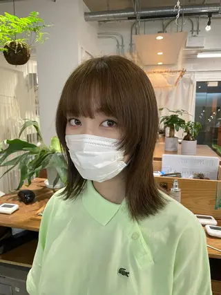 ミディアム カラー 奥村 紘のヘアスタイル