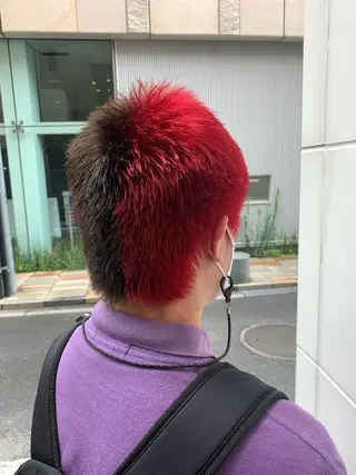 カラー ヘアアレンジ メンズ Moana by HEADLIGHT所属・tomoka/ デザインカラー🌺のヘアスタイル