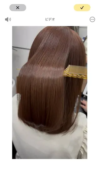 セミロング カラー ヘアアレンジ 美艶カラー 髪質改善 似合わせカット 銀座のヘアスタイル