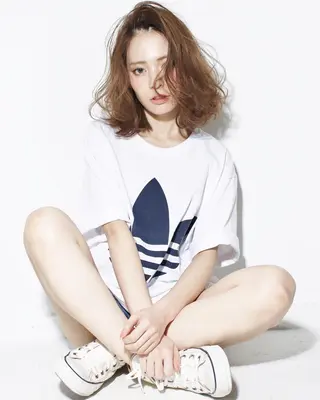 ショート ミディアム セミロング カラー パーマ BABEL(バベル)表参道所属・imai yutaroのヘアスタイル