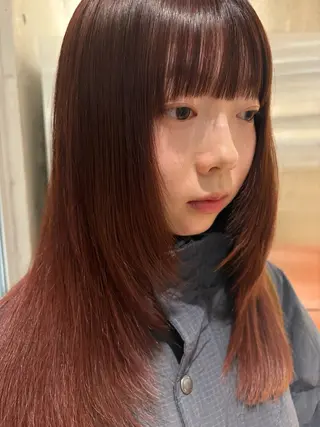 セミロング ウツワ所属・高円寺/loca/ 田中南帆のヘアスタイル