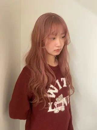 ロング カラー ブリーチモデル/ カットモデル/Riaのヘアスタイル