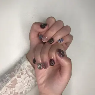 ネイル 【淡色color/ nail】maikoのネイルデザイン