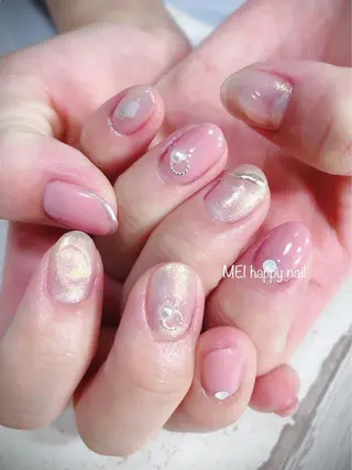 ネイル 北浦和 自爪育成ケアのネイルデザイン