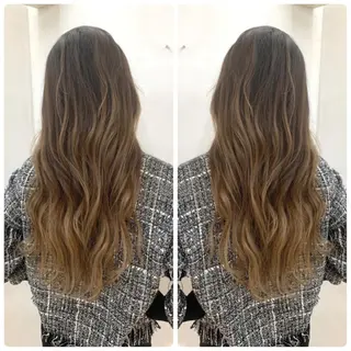 ロング カラー 京都大人女性ショート 徒歩1分/秋山のヘアスタイル