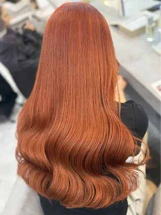 ロング カラー Maho ブリーチモデル募集中のヘアスタイル