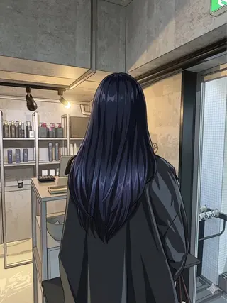 ロング カラー You/中明度カラー 🎨3ヶ月持つカットのヘアスタイル