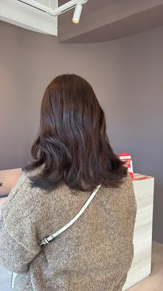 セミロング カラー 岐阜/各務原 スタイリスト🎀のヘアスタイル