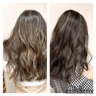 セミロング カラー 岡崎勇人/レイヤー/ 韓国/ケラチンTRのヘアスタイル