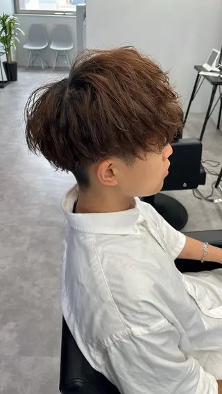 パーマ メンズ men's salon First中崎町店所属・First中崎町 西郡   涼のヘアスタイル