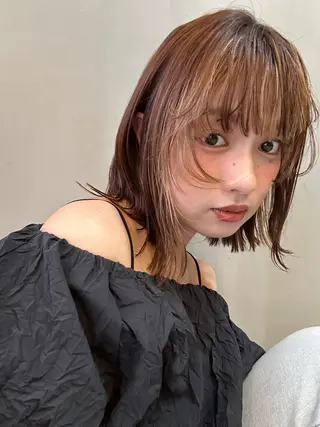 ショート カラー ショート/ボブ/ 心斎橋/宮脇美奈のヘアスタイル