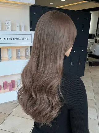 カラー 艶髪レイヤーの王 復活の大澤竜馬のヘアスタイル