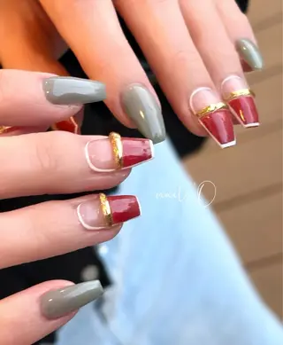 ネイル 大人可愛いネイル🎗 Hinaのネイルデザイン