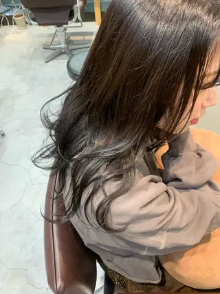 ロング カラー ヘアアレンジ メンズ GO TODAY シェアサロン 表参道Flos店所属・nishi fuyumiのヘアスタイル