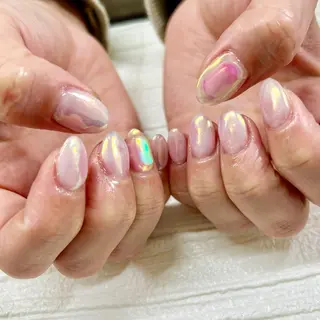 ネイル マツエク・マツパ アイブロウ pu muのネイルデザイン